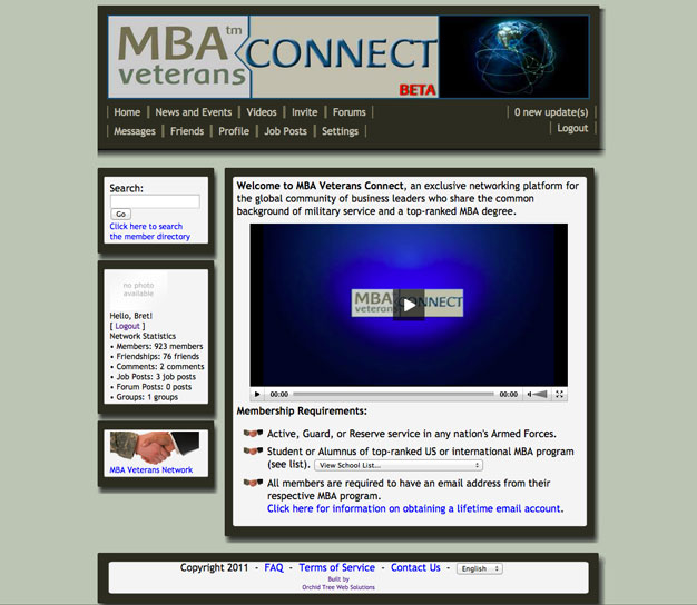 MBA Veterans CONNECT (Full Site)